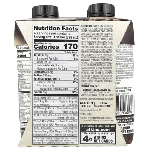 Eiskaffee Protein Shake, Vanille Latte 1
