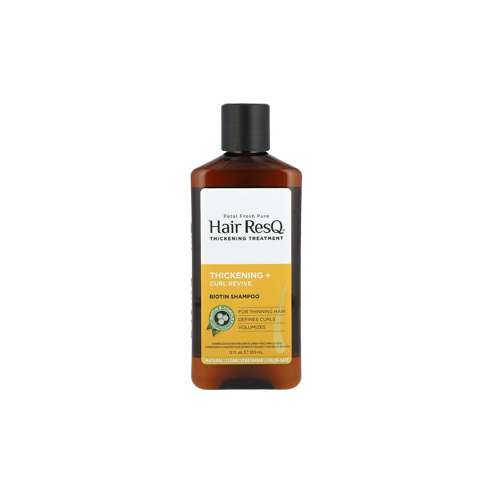 Petal Fresh Hair Resq, Thickening Treatment, Biotin Shampoo
