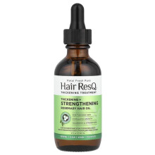 Hair ResQ, Huile Capillaire au Romarin, Épaississante et Fortifiante
