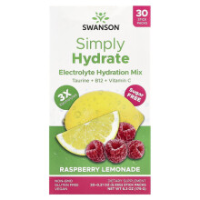 Einfach Hydratisieren, Elektrolyt-Hydratationsmischung, Himbeerlimonade