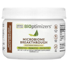 Percée Microbiome, Prébiotiques + Probiotiques + Postbiotiques, Vanille Végétarienne