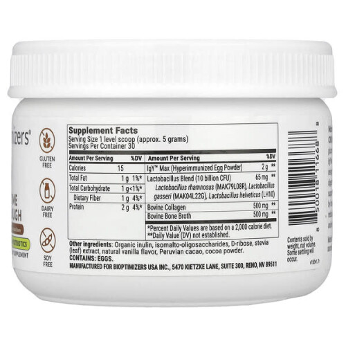Mikrobiom-Durchbruch, Präbiotika + Probiotika + Postbiotika, Cremige Schokolade 1