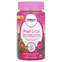 PreNatal Multivitamin Gummy, Mixed Berry & Orange