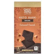 Keto Bark, Dark Chocolate, Caramel Crunch