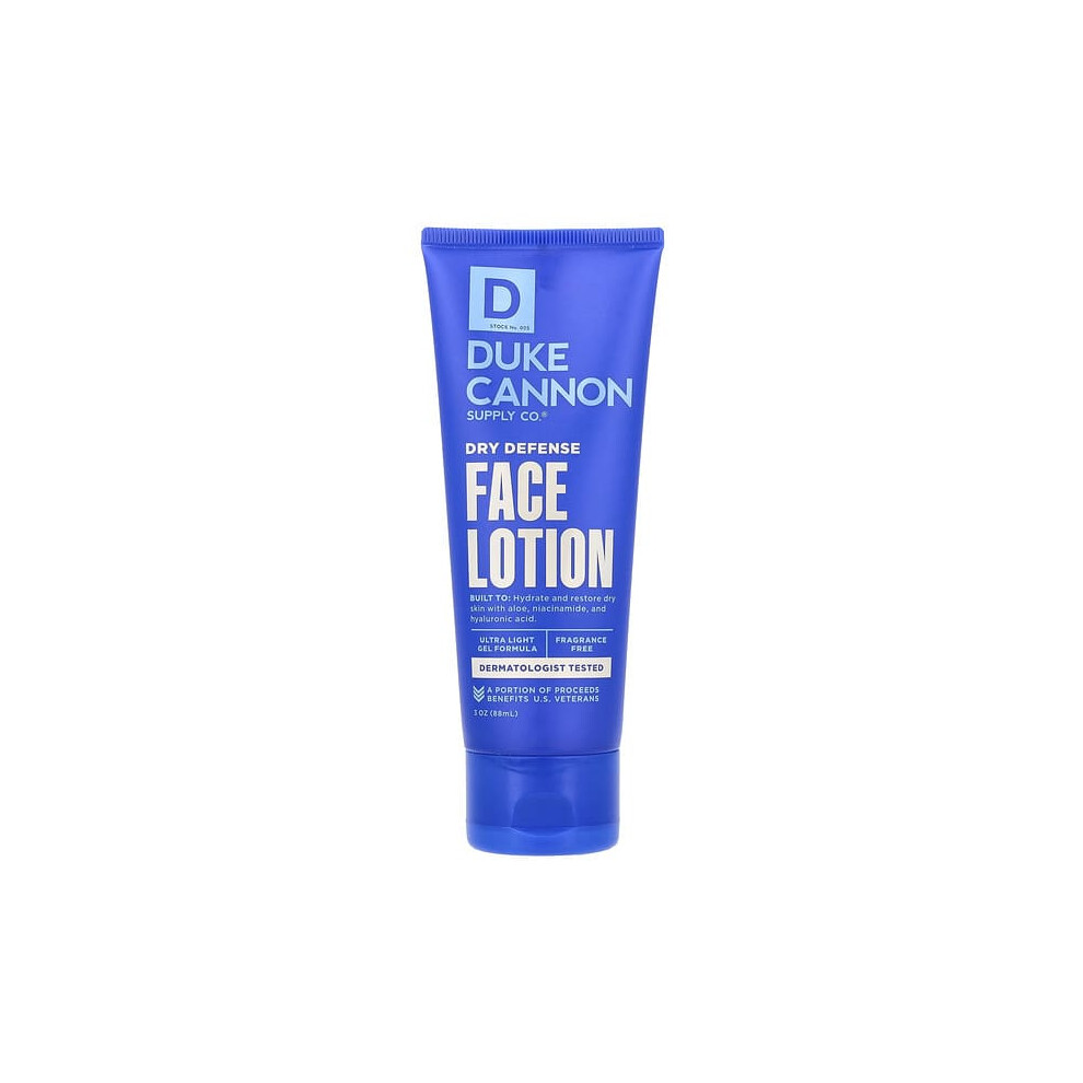 Photos - Cream / Lotion Duke Dry Defense Face Lotion, Fragrance Free 