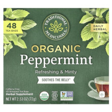 Herbal Tea, Organic Peppermint, Caffeine Free