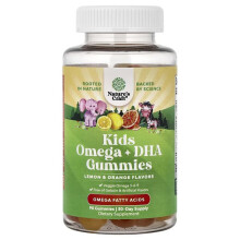 Kids Omega + DHA Gummis, Zitrone & Orange