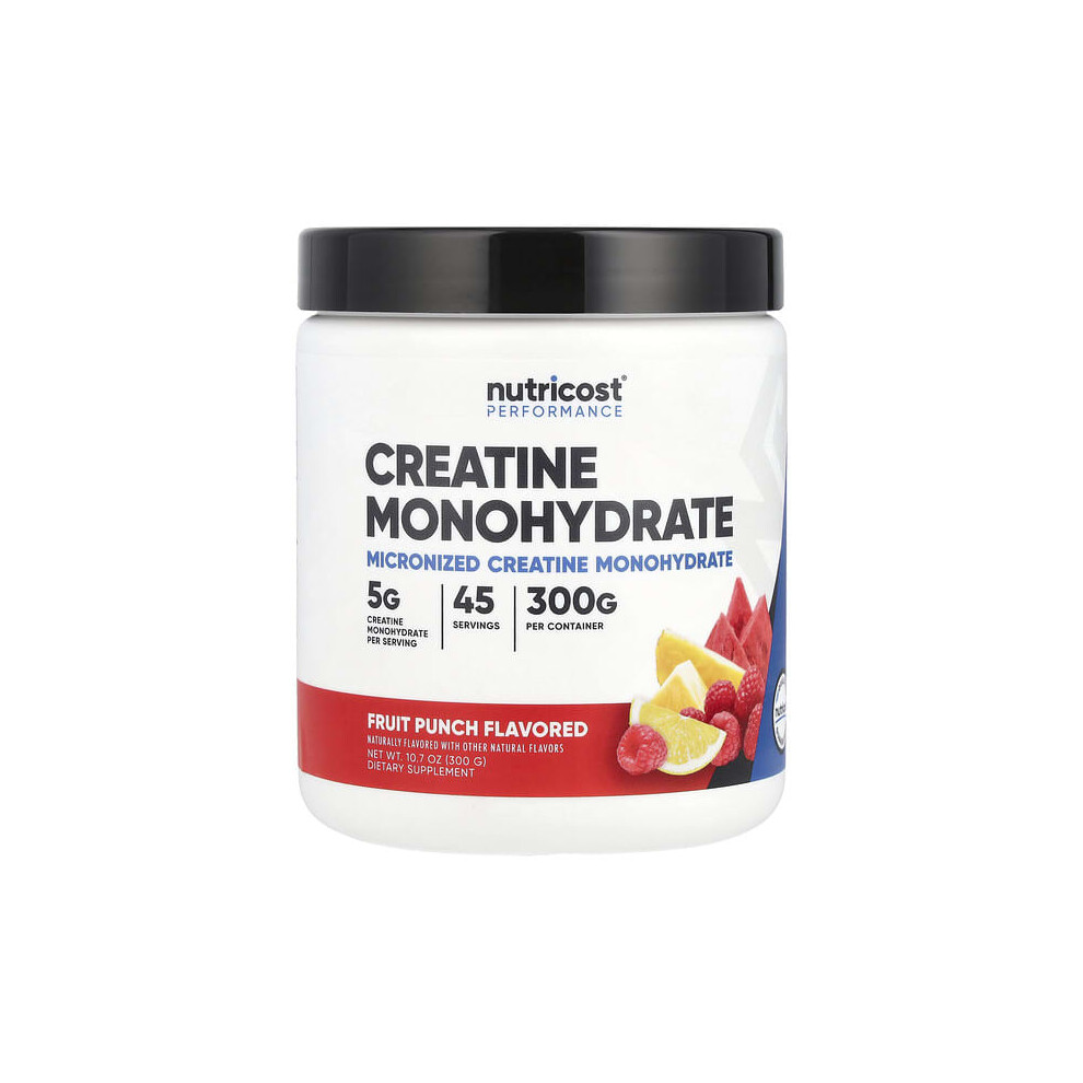 Nutricost Performance, Creatine Monohydrate, Fruit Punch