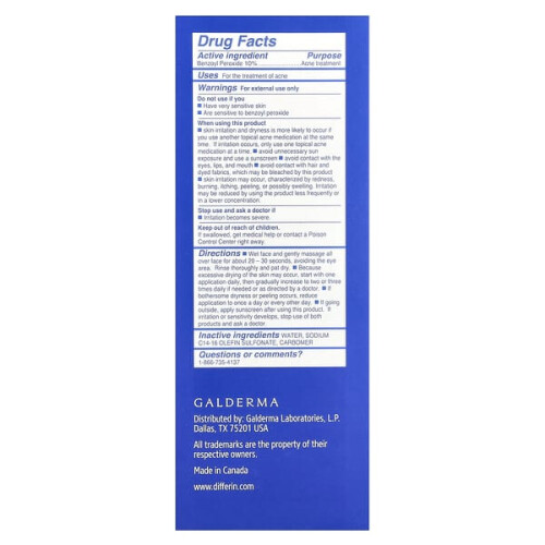 Cetaphil Differin, Maximum Strength Acne Foaming Cleanser 2