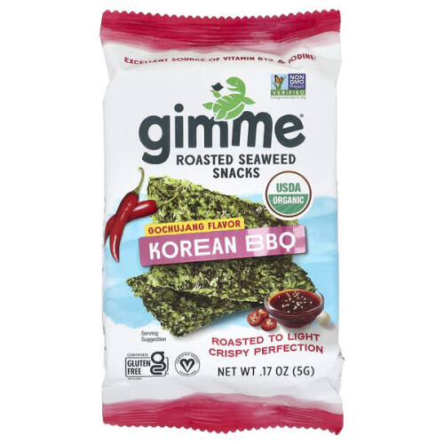 Roasted Seaweed Snacks, Korean BBQ 1