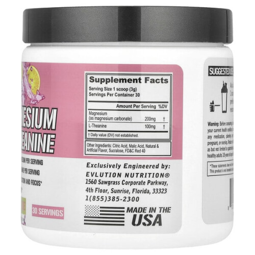 Magnesium + L-Theanin, Pink Lemonade 1