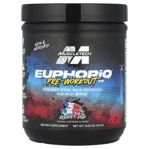 Muscletech EuphoriQ Pre-Workout V2, Raketen-Eis