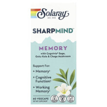 Sharpmind Memory with Cognivia Sage, Gotu Kola & Chaga Mushroom