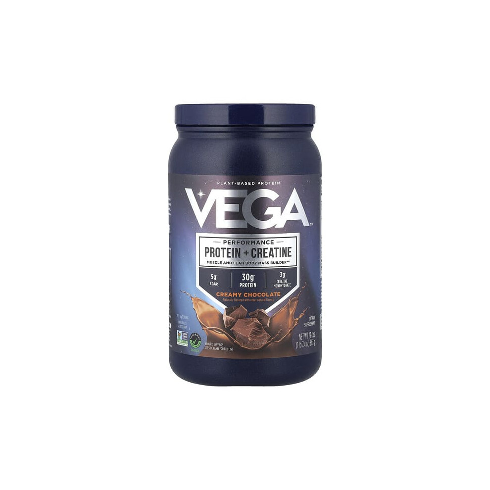 Photos - Vitamins & Minerals Vega Plant-Based Performance Protein + Creatine, Creamy Chocolate 