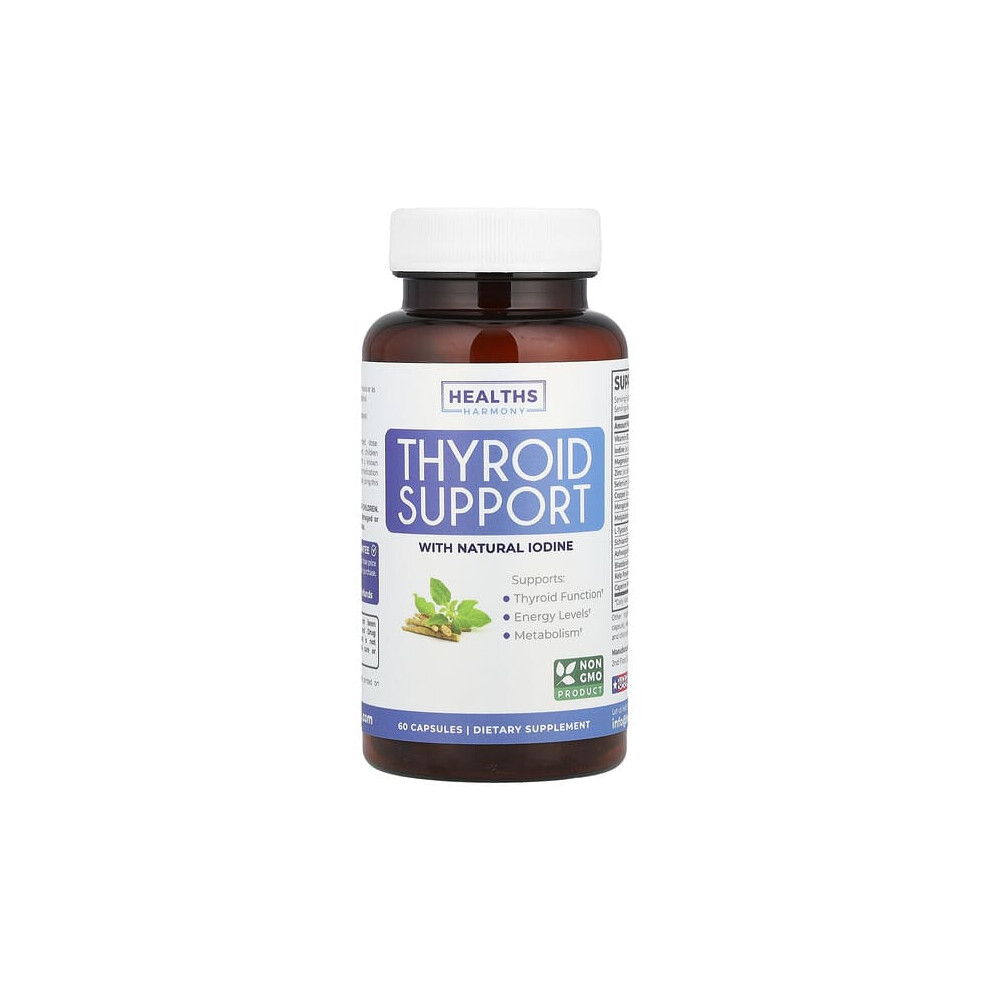 Healths Harmony Thyroid Support With Natural Iodine