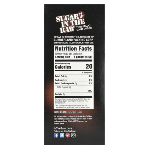 Sugar In The Raw, Turbinado Cane Sugar 1