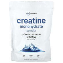 Poudre de créatine monohydratée, Non aromatisée