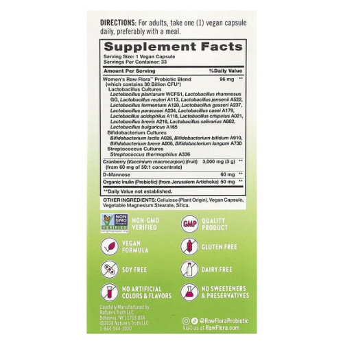 Frauenpflege, Raw Flora Probiotikum-18 1