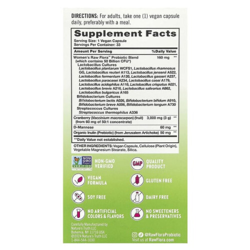 Frauenpflege, Raw Flora Probiotikum-18 1