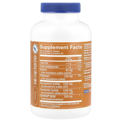 Glucosamine Chondroïtine Triple Force avec MSM 1