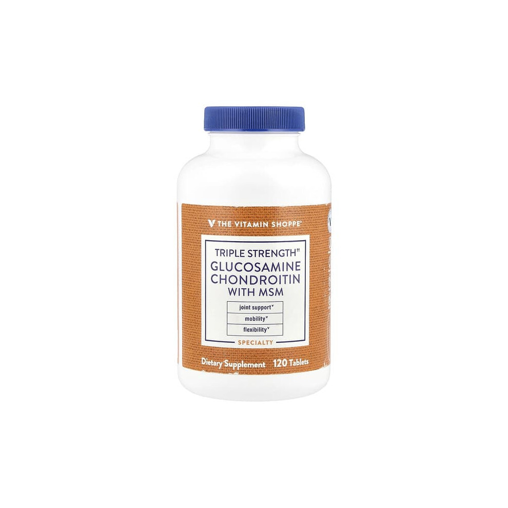The Vitamin Shoppe Triple Strength Glucosamine Chondroitin With Msm