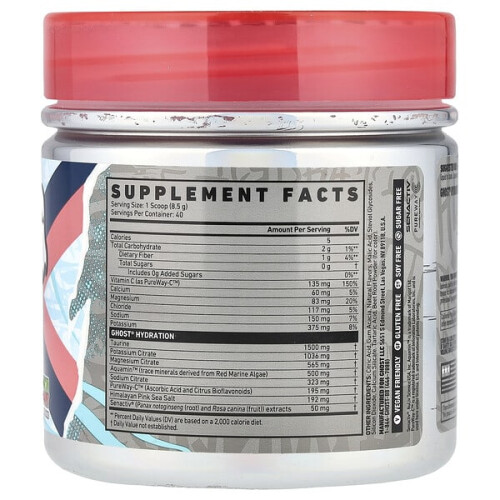 Ghost Hydratation, Kiwi Fraise 1