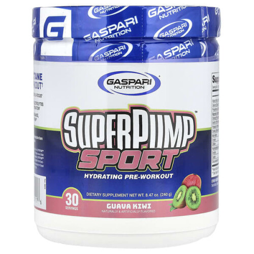 SuperPump Sport, Hydratisierendes Pre-Workout, Guave Kiwi