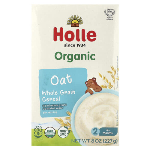 Bio-Hafer Vollkorngetreide, 6+ Monate