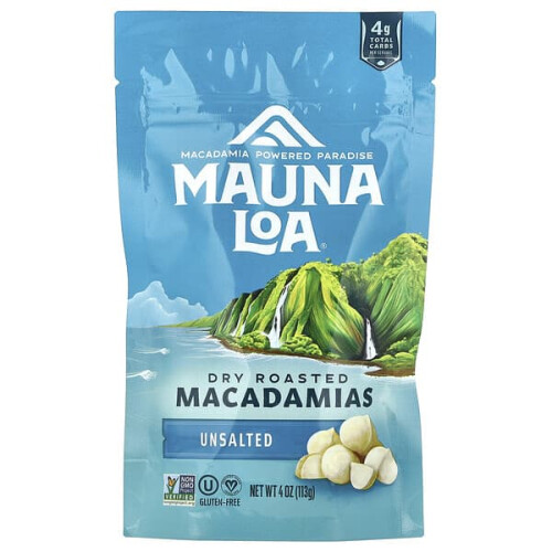 Noix de Macadamia Grillées, Non Salées