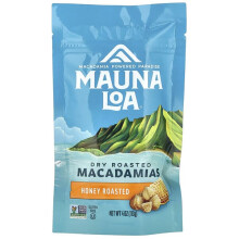 Trockengeröstete Macadamias, Honig geröstet