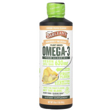 Seriously Delicious, Pflanzliches Omega-3 aus Algenöl, Ingwer-Pfirsich