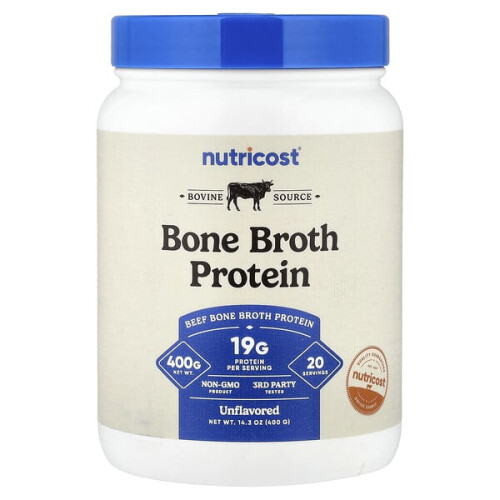 Protéine de Bouillon d'Os, Non Aromatisée