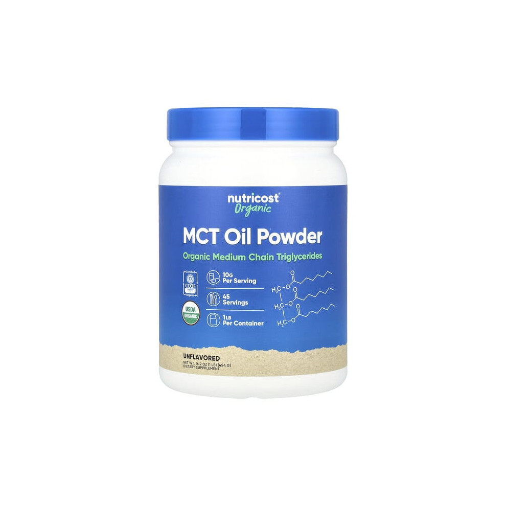 Nutricost Organic Mct Oil Powder, Unflavored