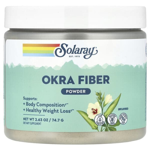 Okra Fiber Powder, Unflavored