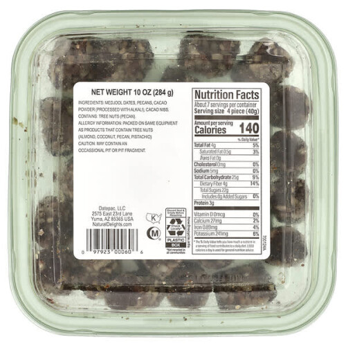 Mini Medjool Datteln, Kakao-Pekannuss 1