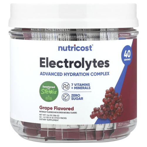Électrolytes, Complexe d'Hydratation Avancé, Raisin
