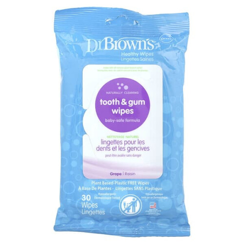 Lingettes Dents et Gencives, Raisin