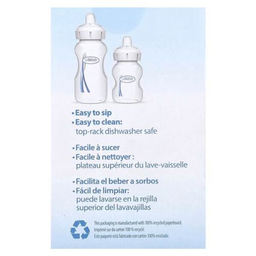 Options+ Babyflasche, Trinkaufsätze, 6 Monate + 1