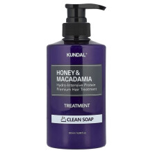 Kundal, Honing & Macadamia, Behandeling, Reinigende Zeep, 16,9 fl oz (500 ml)