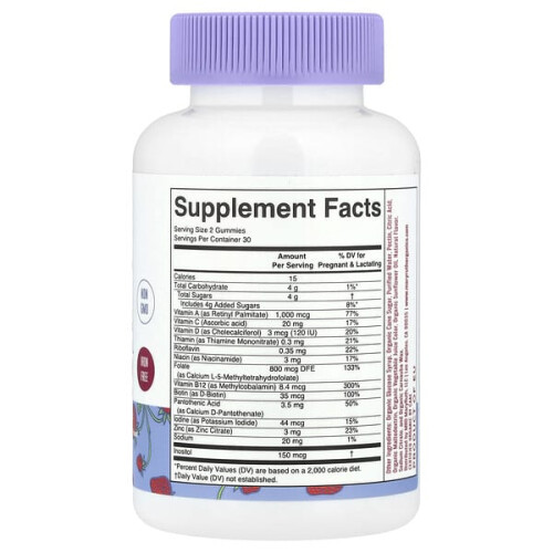 Bio-Pränatale & Postnatale Multivitamin-Gummis, Erdbeere 1