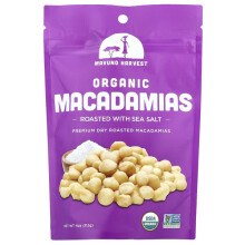 Bio-Macadamianüsse, Geröstet mit Meersalz
