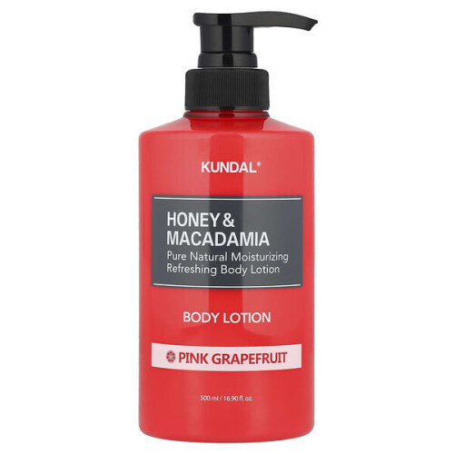 Lotion Corporelle Miel et Macadamia, Pamplemousse Rose