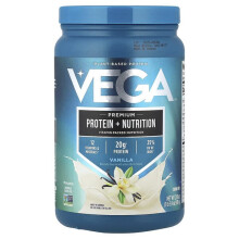 Plant-Based Protein, Premium Protein + Nutrition, Vanilla