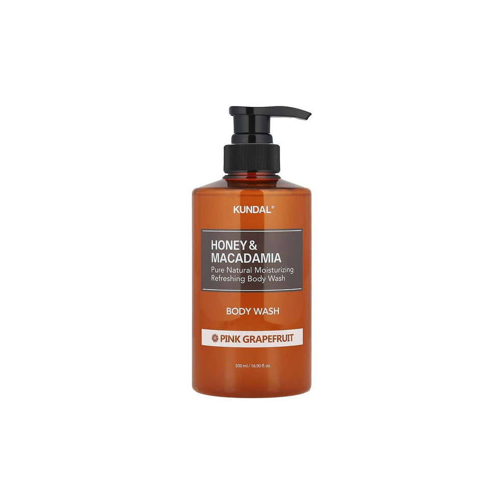 Kundal Pink Honey & Macadamia, Body Wash, Grapefruit