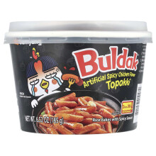 Buldak, Topokki, Rijst Cakes, Spicy Chicken, 6.52 oz (185 g)