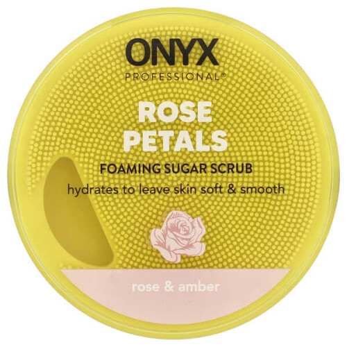 Rose Petals, Foaming Sugar Scrub, Rose & Amber 2