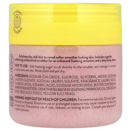 Rose Petals, Foaming Sugar Scrub, Rose & Amber 1