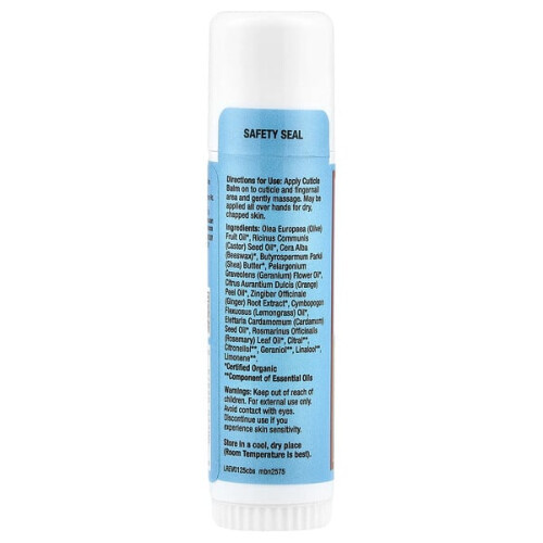 Sierra Bees, Bâton de Baume pour les Cuticules, Géranium, Orange et Citronnelle 2