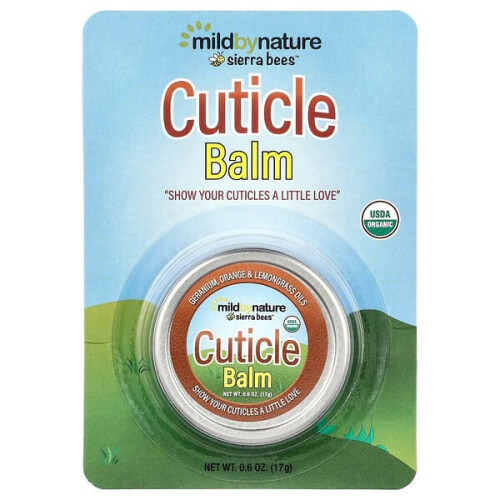 Sierra Bees, Baume pour les Cuticules, Géranium, Orange et Citronnelle 1