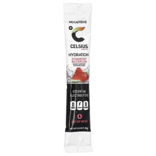 Live Fit, Hydration, Essential Electrolytes, No Caffeine, Strawberry Watermelon 2